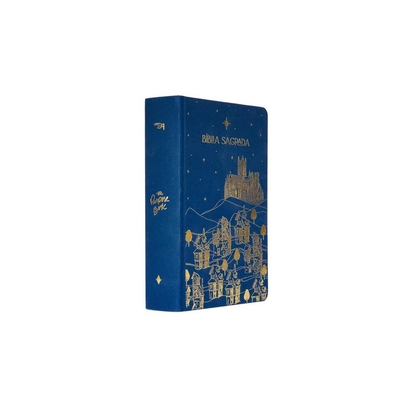 Bíblia The Purpose Book | A21 | Capa Dura Tecido Azul Novo Reino